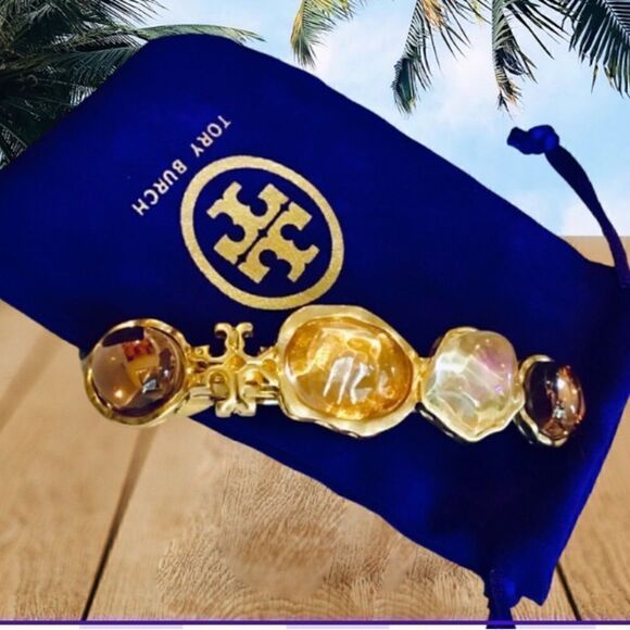 TORY BURCH KIRA HAIR BARRETTE - Picture 3 of 6